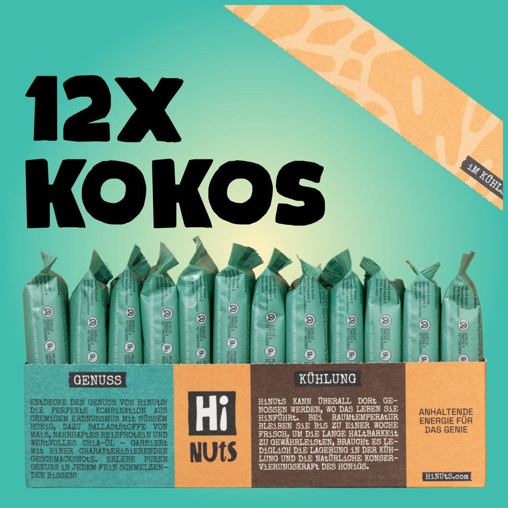 HiNUtS Kokos (12 Riegel)