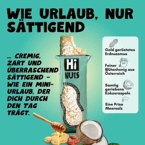 HiNUtS Kokos (12 Riegel)