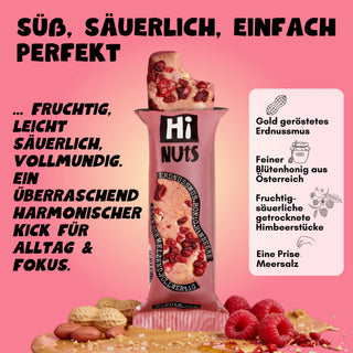 HiNUtS Himbeere (12 Riegel)
